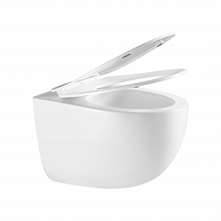 Подвесной унитаз безободковый Terminus Енисей Монолит 560х390 белый Благовещенск - фото 7