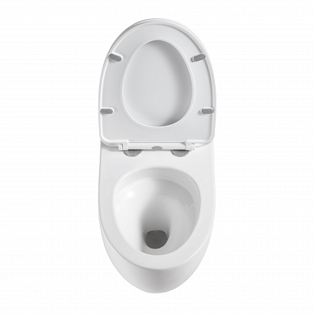 Подвесной унитаз безободковый Terminus Енисей Монолит 560х390 белый Благовещенск - фото 3