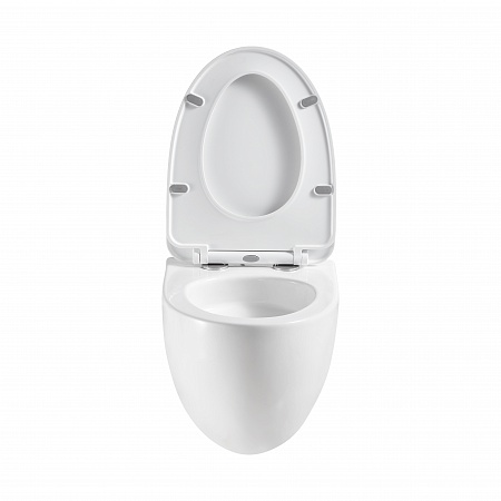 Подвесной унитаз безободковый Terminus Енисей Монолит 560х390 белый Благовещенск - фото 5