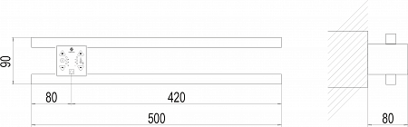 Полка Электро П2 ПРОФ 500х90 NEW Благовещенск - фото 4